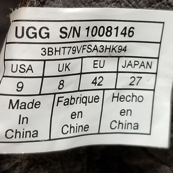 UGG Seton Waterproof Ankle Boot, Brown Leather, Mens Size 9 M / 42 - Picture 11 of 13